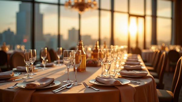 Un événement réussi à Boulogne-Billancourt commence par la table